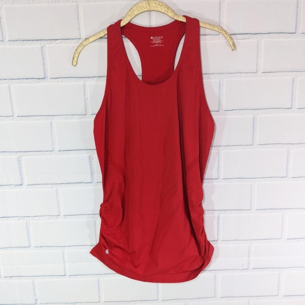 Athleta Red Racerback Maternity Tank